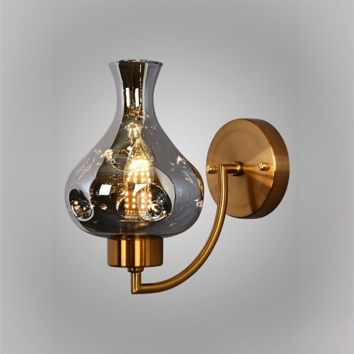 Modern Decorative Wall Light in Smoke Finish - Contemporary Elegance - Wholesale Lighting Dealers and wholesale suppliers in Dubai UAE - Tradedubai.ae Wholesale B2B Market