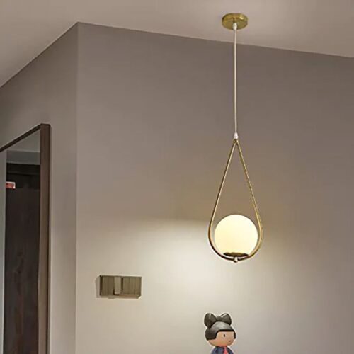 Modern Gold Globe Chandelier - Mid Century Pendant Light Fixture - Wholesale Lighting Dealers and wholesale suppliers in Dubai UAE