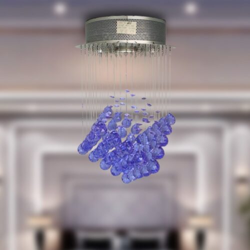 Modern Hanging Crystal Chandelier Luxury Ceiling Light -Purple - Wholesale Lighting Dealers and wholesale suppliers in Dubai UAE - Tradedubai.ae Wholesale B2B Market