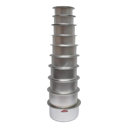 Set of 10 Pieces of High-Quality Aluminium Cooking Pots with Cover - Cookware Wholesale Dubai UAE