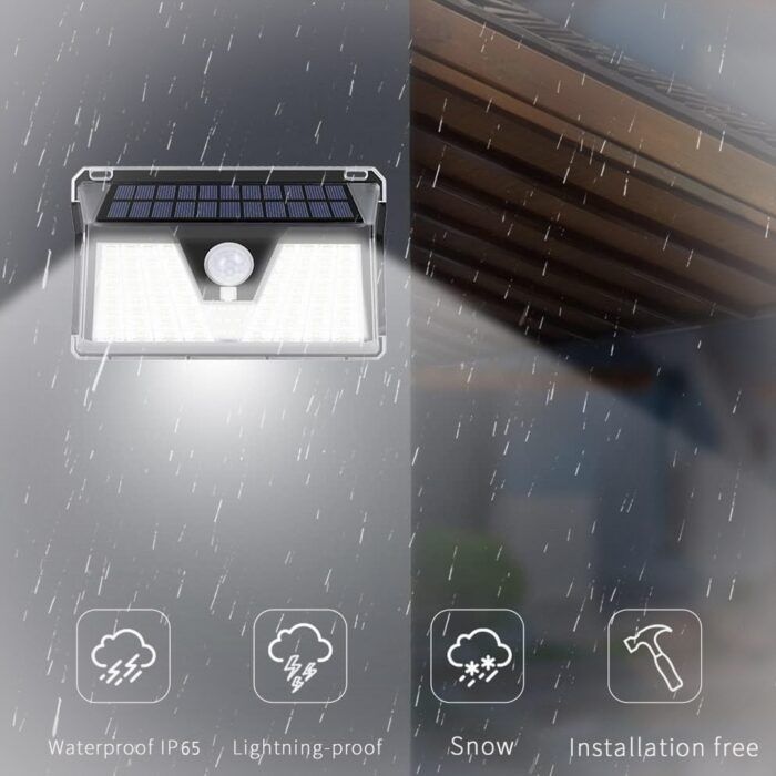 Solar 73 LEDs PIR Sensor and CDR Night Sensor Lens Integrated Wall Light - Wholesale Lighting Dealers and wholesale suppliers in Dubai UAE - Tradedubai.ae Wholesale B2B Market