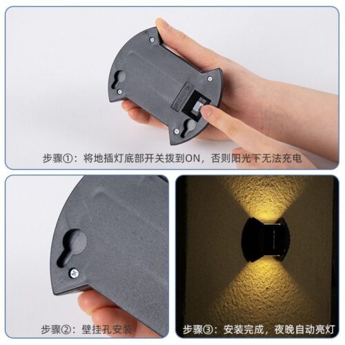 Solar lamp illuminates up and down landscape scallop small wall lamp outdoor waterproof courtyard garden villa decorative wall washer lamp – Wholesale Solar Products and Solar Lights Supplier Dubai UAE - Tradedubai.ae Wholesale B2B Market Solar lamp illuminates up and down landscape scallop small wall lamp outdoor waterproof courtyard garden villa decorative wall washer lamp – Wholesale Solar Products and Solar Lights Supplier Dubai UAE - Tradedubai.ae Wholesale B2B Market