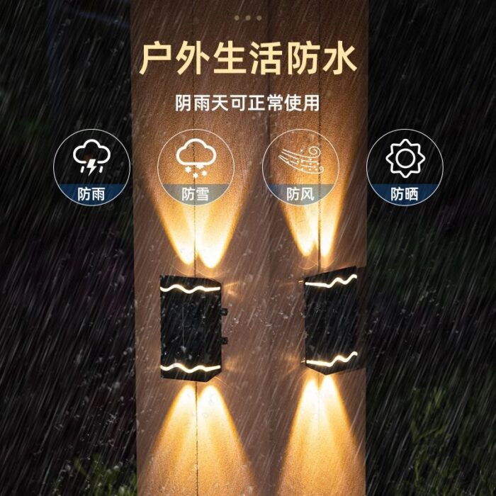 Solar outdoor decorative light up and down light-emitting atmosphere light waterproof line light Led villa 4 convex mirror wall washer light – Wholesale Solar Products and Solar Lights Supplier Dubai UAE - Tradedubai.ae Wholesale B2B Market