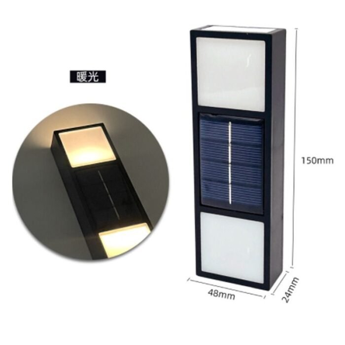 Solar step lights outdoor garden decorative lights wall lights automatic switch night lights terrace waterproof railing lights  – Wholesale Products Supplier Dubai UAE - Tradedubai.ae Wholesale B2B Market