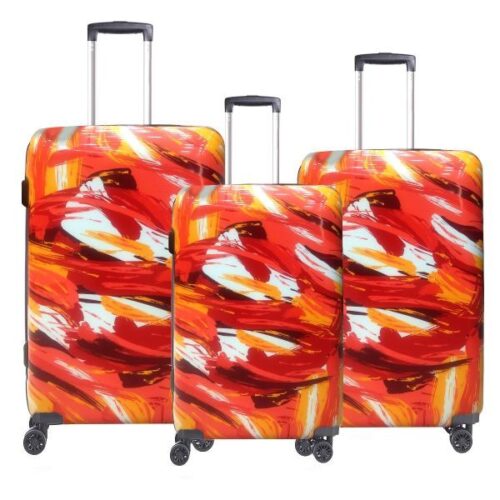 Solo Presents PC+ABS Material High-Quality 3 Piece Luggage Set – Wholesale trolly Bags and Devices Travels Suitcase Supplier Dubai UAE