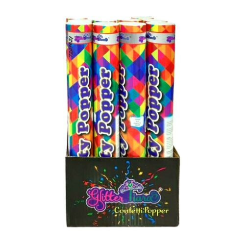 Sparkling Multi-color Party Popper 40Cm Set of 12 Pieces  – Wholesale Products Supplier Dubai UAE
