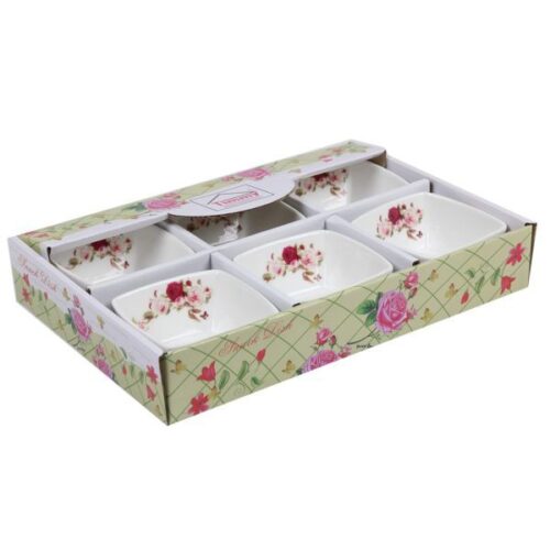 Timmy Supreme Quality Flower Designed 6 Piece Bowl Set - Wholesale Suppliers Dubai UAE - Tradedubai.ae Wholesale B2B Market