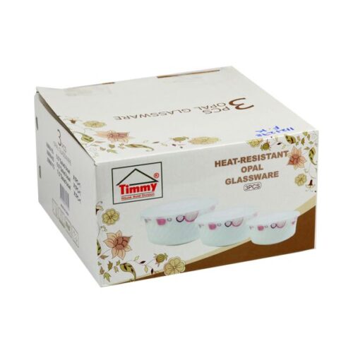 Timmys Heat-Resistant Opal Glassware 3 Piece Casserole Set with Lids - Cookware Wholesale Dubai UAE - Tradedubai.ae Wholesale B2B Market Timmys Heat-Resistant Opal Glassware 3 Piece Casserole Set with Lids - Cookware Wholesale Dubai UAE - Tradedubai.ae Wholesale B2B Market