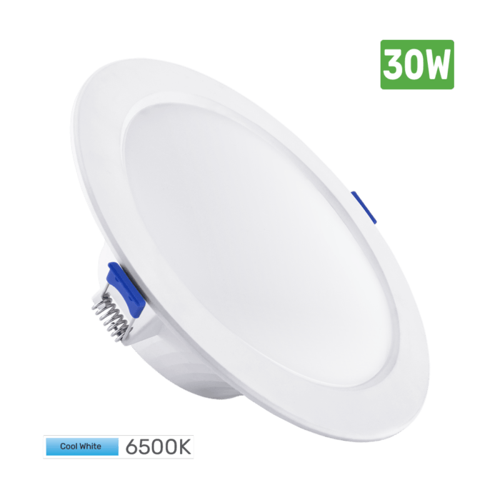 Topex Flora LED Downlight 30 Watt Round Recessed 6500K - Wholesale Lighting Dealers and wholesale suppliers in Dubai UAE - Tradedubai.ae Wholesale B2B Market