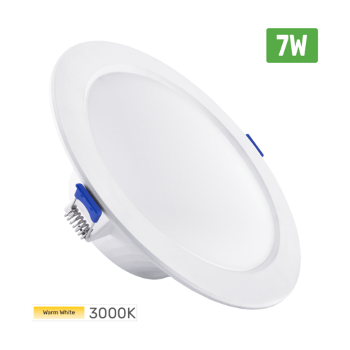 Topex Flora LED Downlight 7 Watt Round Recessed 3000K - Wholesale Lighting Dealers and wholesale suppliers in Dubai UAE