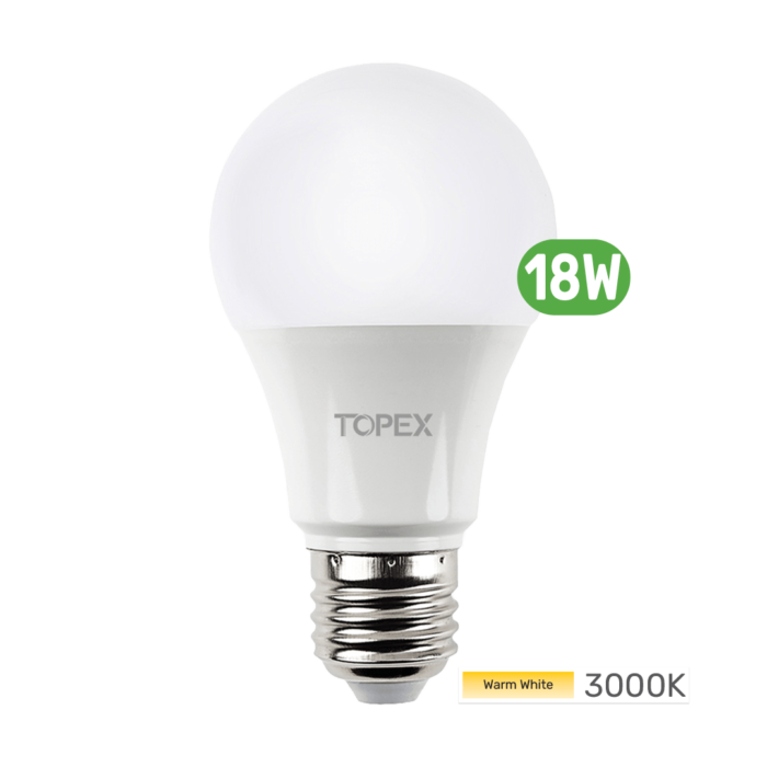 Topex Litex LED Lamp-Bulb 18 Watt E27 3000K - Wholesale Lighting Dealers and wholesale suppliers in Dubai UAE