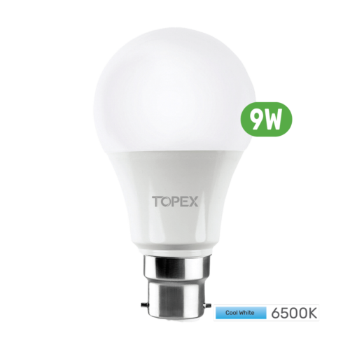 Topex Litex LED Lamp-Bulb 9 Watt B22 6500K - Wholesale Lighting Dealers and wholesale suppliers in Dubai UAE