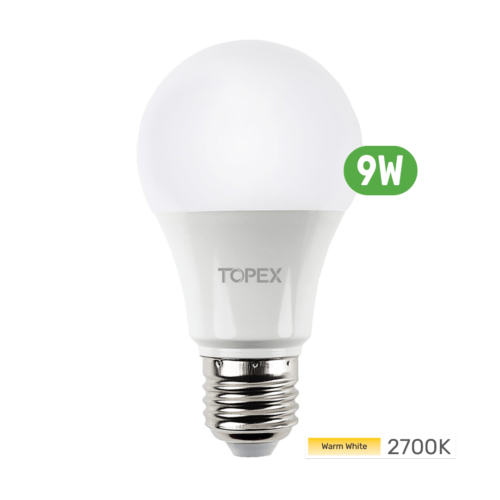 Topex Litex LED Lamp-Bulb 9 Watt E27 3000K - Wholesale Lighting Dealers and wholesale suppliers in Dubai UAE