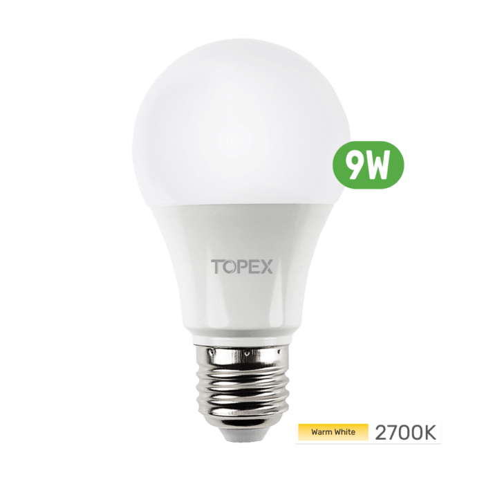 Topex Litex LED Lamp-Bulb 9 Watt E27 3000K - Wholesale Lighting Dealers and wholesale suppliers in Dubai UAE - Tradedubai.ae Wholesale B2B Market