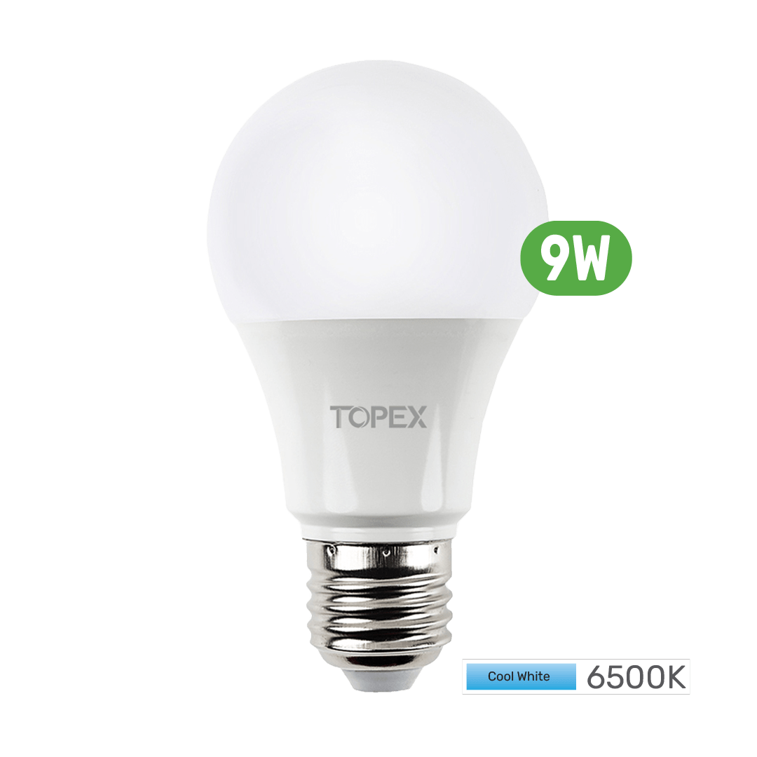 Topex Litex LED Lamp-Bulb 9 Watt E27 6500K - Wholesale Lighting Dealers and wholesale suppliers in Dubai UAE Topex Litex LED Lamp-Bulb 9 Watt E27 6500K - Wholesale Lighting Dealers and wholesale suppliers in Dubai UAE