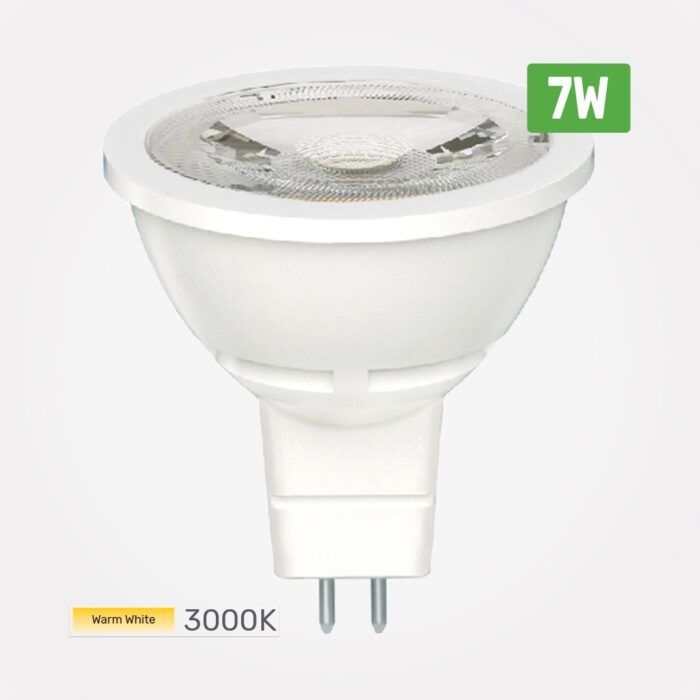 Topex Litex LED Spot Bulb 7 Watt GU53 3000K - White - Wholesale Lighting Dealers and wholesale suppliers in Dubai UAE