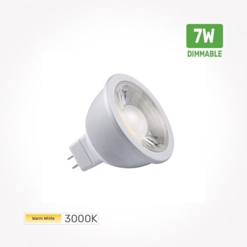 Topex MR16 Ceramic Lamp COB 7W 3000K Dimmable - Wholesale Lighting Dealers and wholesale suppliers in Dubai UAE