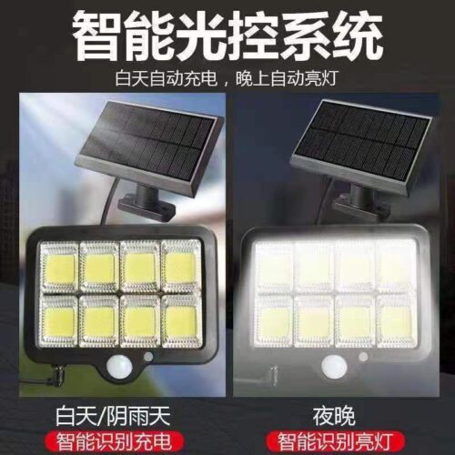 8JDK New Solar Body Sensing Split Garden Lamp Outdoor Garden Wall Lamp Rural Indoor and Outdoor Street Lamp 1 - Tradedubai.ae Wholesale B2B Market