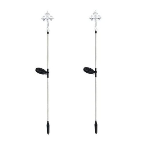 Cross-border Solar Light Garden Pile LED Multi-Color Variable Path Light Outdoor Decoration Solar Cross Light1