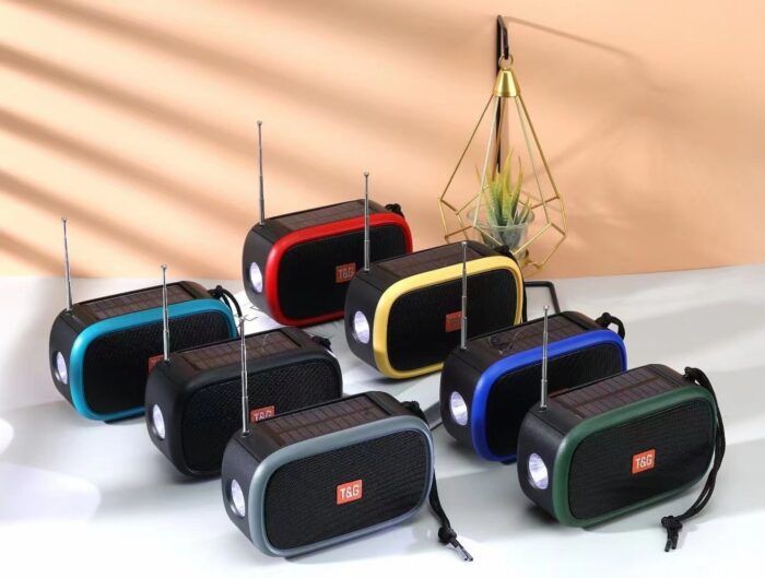 Cross-border TG632 Solar Charging Bluetooth Speaker Stretch Antenna Flashlight FM Radio Wireless Bluetooth Speaker1 - Tradedubai.ae Wholesale B2B Market