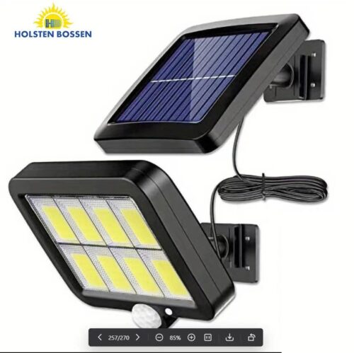 Cross-border solar induction wall light waterproof split 100COB56LED human body induction garden light garage light1 - Tradedubai.ae Wholesale B2B Market