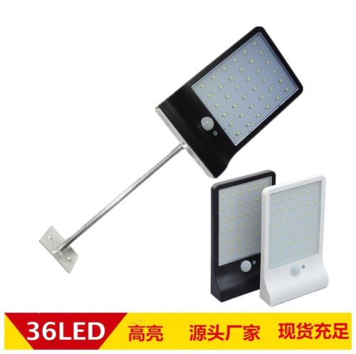 Cross-border solar wall lamp outdoor 36led solar light control induction garden lamp rural waterproof integrated lamp - Tradedubai.ae Wholesale B2B Market
