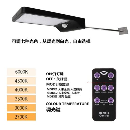 Cross-border solar wall lamp outdoor 36led solar light control induction garden lamp rural waterproof integrated lamp1 - Tradedubai.ae Wholesale B2B Market