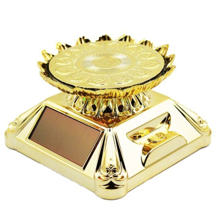 Factory direct sales solar lotus rotating display stand led jewelry tray jewelry tray acrylic display 1 - Tradedubai.ae Wholesale B2B Market