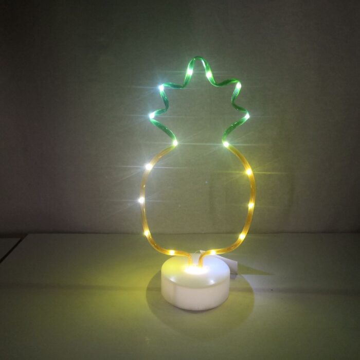 Factory direct sales styling night light pineapple table lamp diy creative led interior decoration light