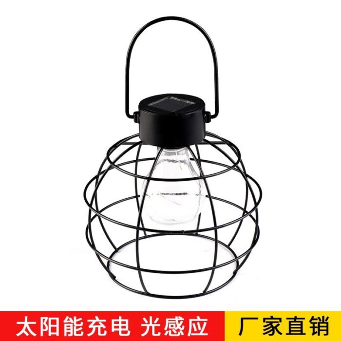 Factory direct selling hanging solar lanterns waterproof home decoration outdoor lights lighting farm park garden lights