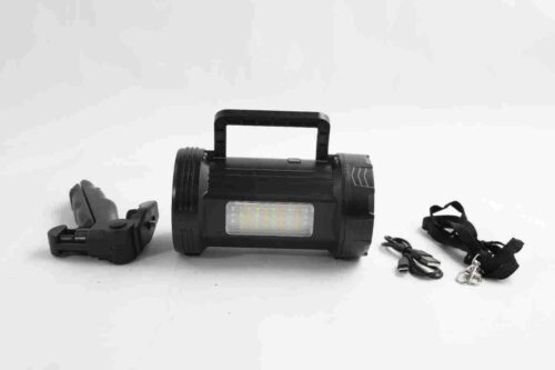 Integrated solar searchlight with bracket mobile phone emergency charging LED outdoor patrol adventure travel portable light1 - Tradedubai.ae Wholesale B2B Market Integrated solar searchlight with bracket mobile phone emergency charging LED outdoor patrol adventure travel portable light1 - Tradedubai.ae Wholesale B2B Market