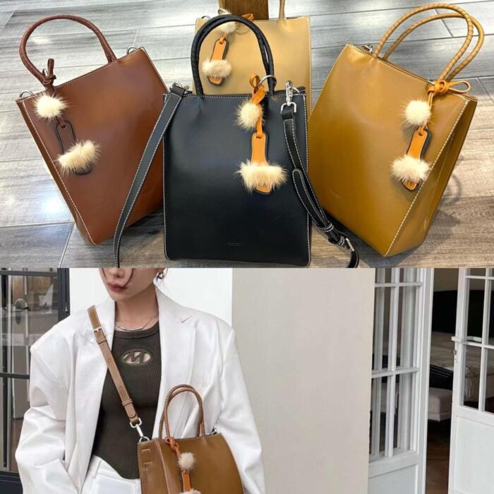 Chain Design Totes Fashion PU Leather Shoulder Bag Women Brands Handbag
