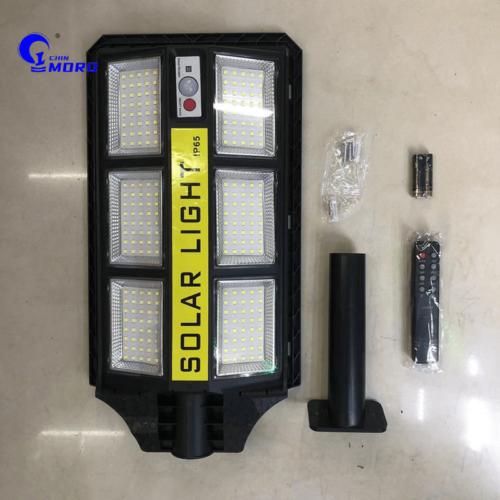 MORO Solar Integrated LED Street Light A Type Outdoor Waterproof High Brightness Garden Light Retractable Floodlight4