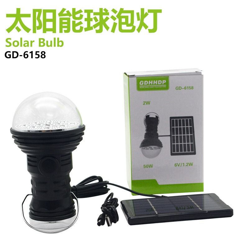 New solar rechargeable bulb light outdoor movable night market street lamp LED power outage emergency camping light New solar rechargeable bulb light outdoor movable night market street lamp LED power outage emergency camping light