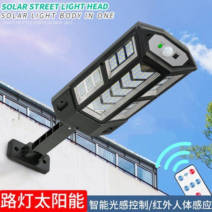 PP series solar garden lights year-round zero electricity bills LED floodlights garden lights waterproof outdoor human body sensing - Tradedubai.ae Wholesale B2B Market