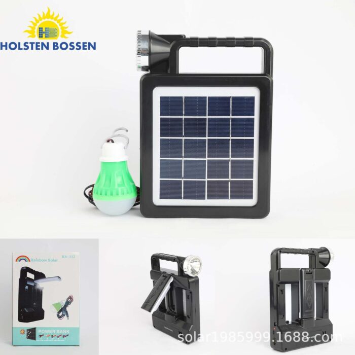 RS112 foreign trade emergency solar light popular in African island countries COB multifunctional mobile phone emergency charging LED handheld