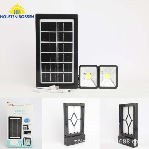 RS115 foreign trade emergency solar light popular in African island countries COB multifunctional mobile phone emergency charging LED handheld
