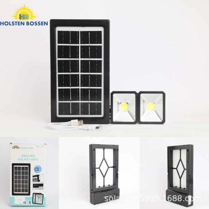 RS115 foreign trade emergency solar light popular in African island countries COB multifunctional mobile phone emergency charging LED handheld - Tradedubai.ae Wholesale B2B Market