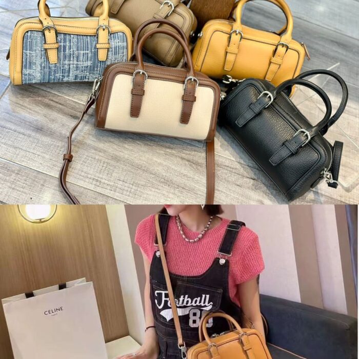 Small Handbag Women Contrast Vintage Shoulder Bag Brand Designer Crossbody Bags For Girl Matte Leather Handle Bag Female - Tradedubai.ae Wholesale B2B Market