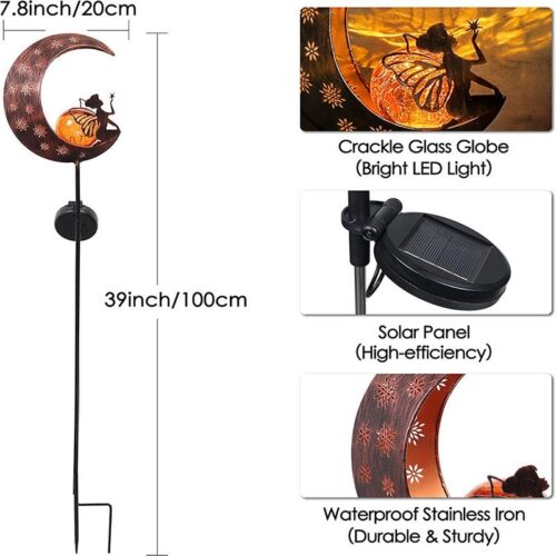 Solar Moon Fairy Lamp Outdoor Garden Metal Decorative Lamp Courtyard Angel Cracked Glass Lamp Trail Decoration1 - Tradedubai.ae Wholesale B2B Market Solar Moon Fairy Lamp Outdoor Garden Metal Decorative Lamp Courtyard Angel Cracked Glass Lamp Trail Decoration1 - Tradedubai.ae Wholesale B2B Market