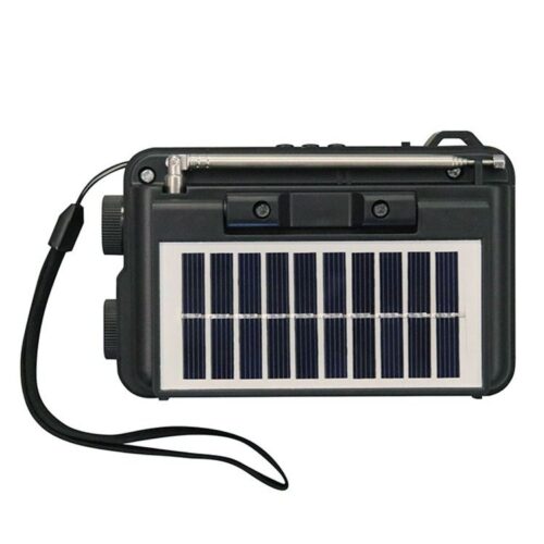 Solar Radio Speaker Multi-band Antenna FM Card U Disk Lighting Portable Unlimited Foreign Trade Bluetooth Speaker1