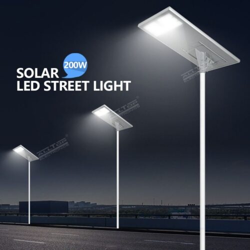 Solar Street Light New LED Solar 200 Watt Garden Light Community Outdoor New Rural Lighting Project Street Light1 - Tradedubai.ae Wholesale B2B Market