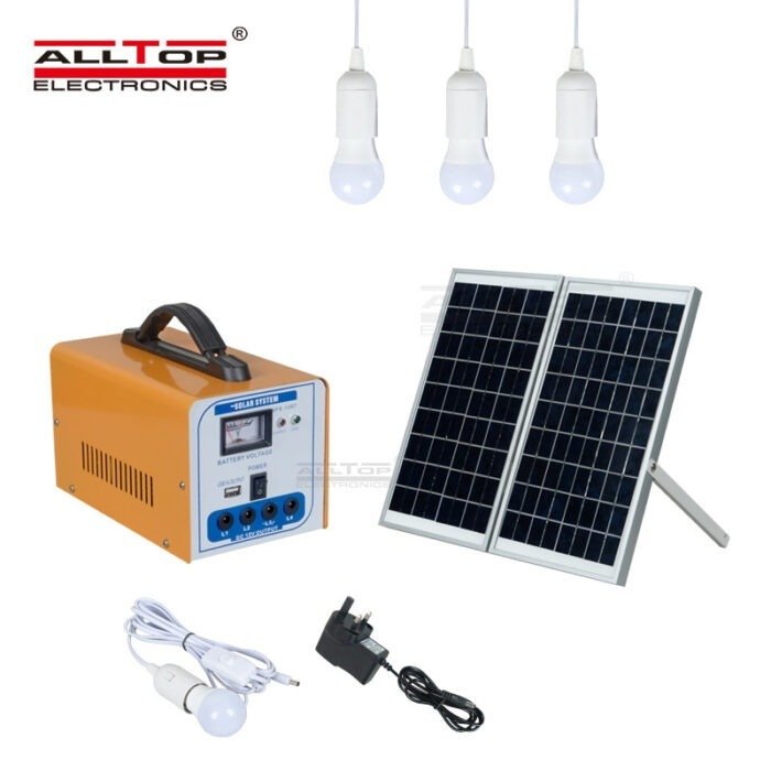 Solar home system battery 18v30W small system generator set mobile power generation outdoor lighting - Tradedubai.ae Wholesale B2B Market