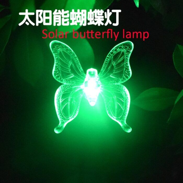 Solar lawn lamp butterfly dragonfly bird combination colorful led decorative lighting pole lamp cross-border1 - Tradedubai.ae Wholesale B2B Market