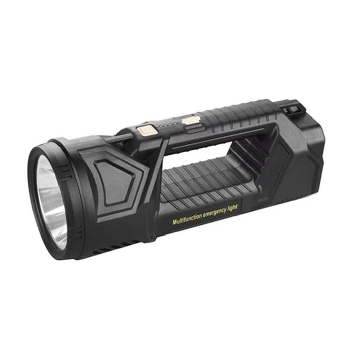 Solar portable light high power strong light outdoor patrol adventure camping emergency rechargeable LED searchlight