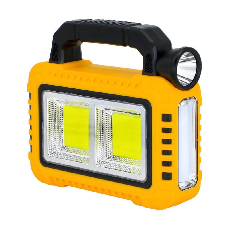 Solar portable searchlight outdoor led strong light handheld flashlight holder high power USB rechargeable searchlight - Tradedubai.ae Wholesale B2B Market