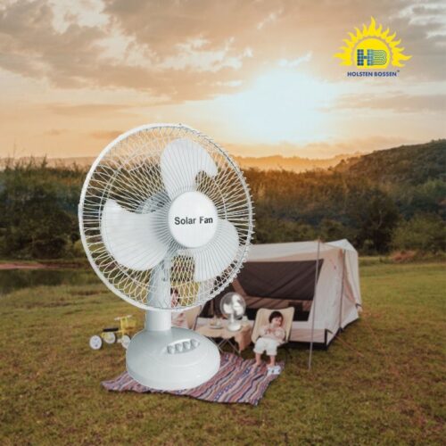 Solar rechargeable fan 12-inch silent ultra-long battery life home outdoor movable shaking desktop fan during power outage000 - Tradedubai.ae Wholesale B2B Market