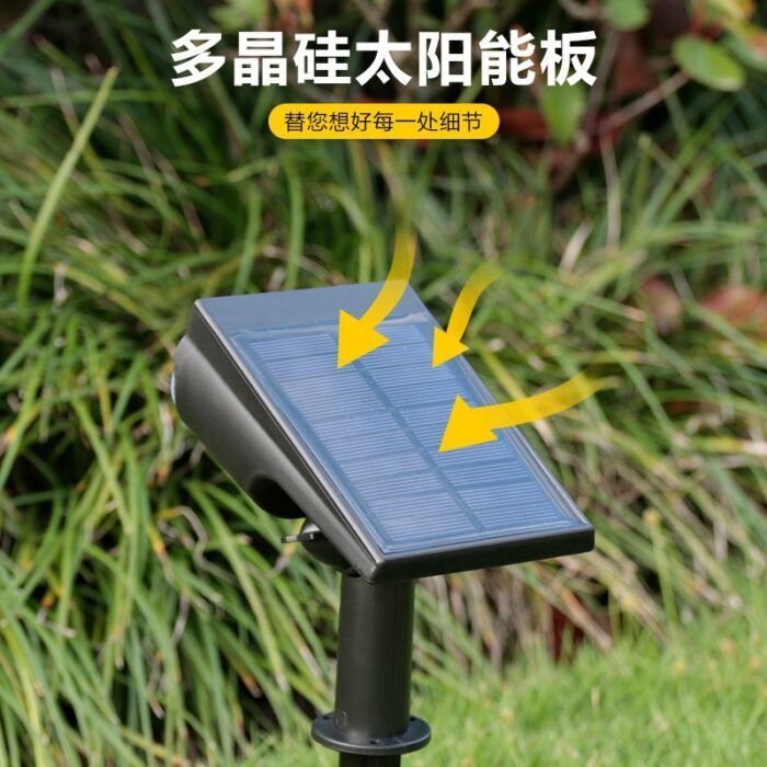 Solar spotlights outdoor garden lights LED floodlights colorful fixed-color atmosphere lights controlled landscape lights floor-mounted lights1 - Tradedubai.ae Wholesale B2B Market