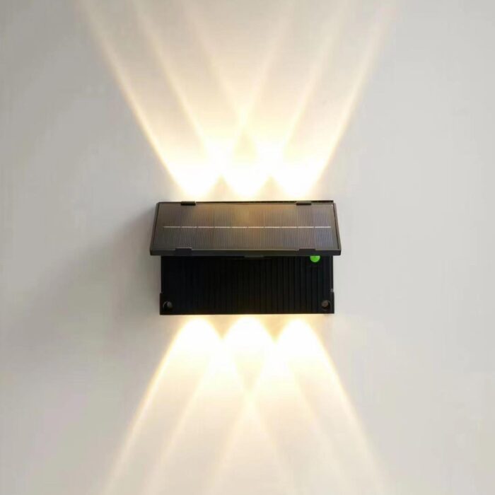 Solar wall light outdoor up and down light-emitting garden courtyard atmosphere waterproof outdoor terrace villa wall washer light1 - Tradedubai.ae Wholesale B2B Market