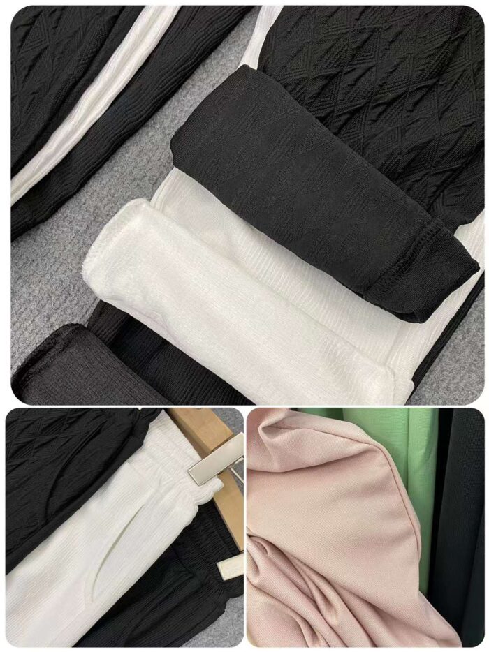 Wide-leg pants Casual elastic waist drawstring slimming wide-leg pants3 - Tradedubai.ae Wholesale B2B Market